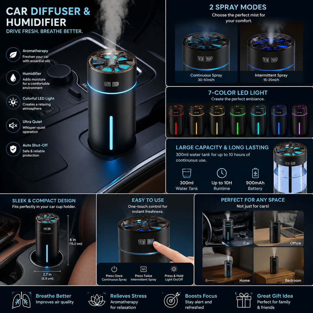 Portable Car Diffuser KSA