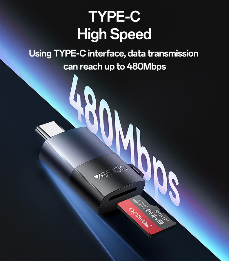 Yesido USB-C TF Card Reader
