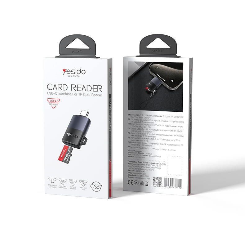 Yesido USB-C TF Card Reader