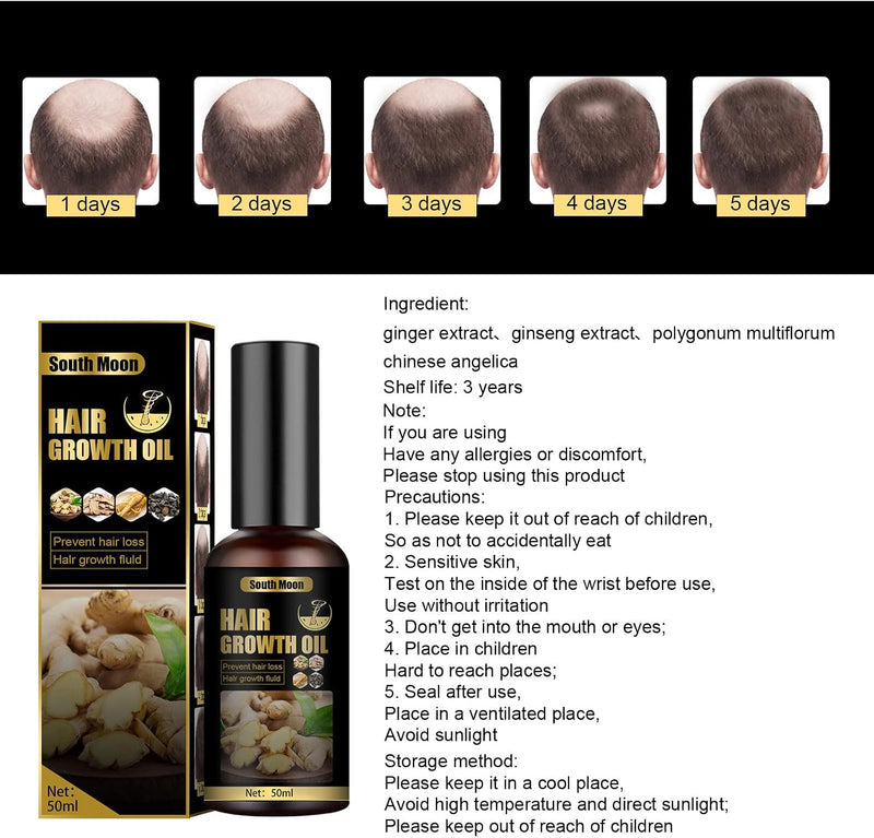 South Moon Ginger Hair Growth Oil 50ml