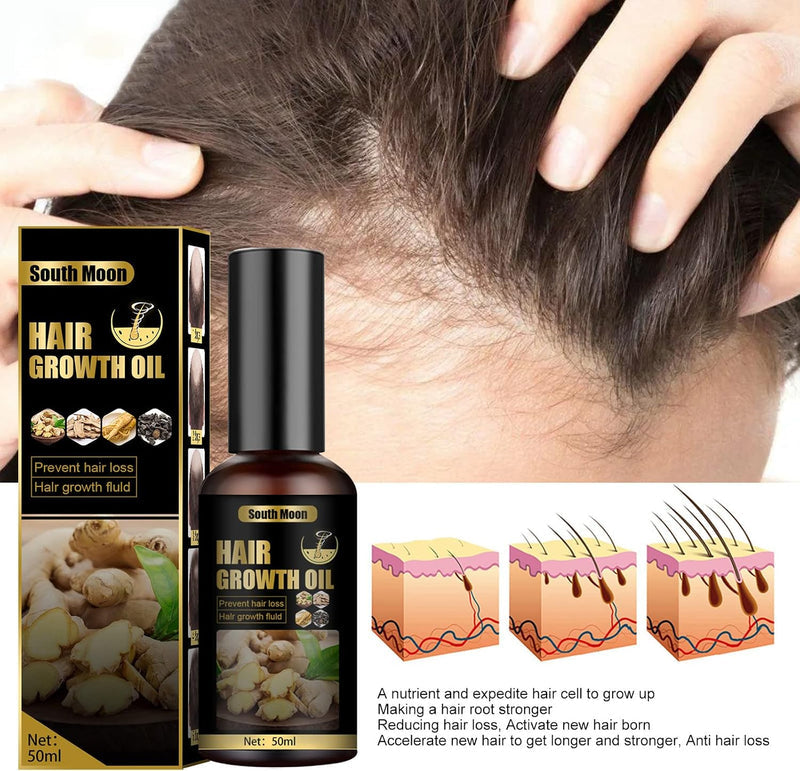 South Moon Ginger Hair Growth Oil 50ml